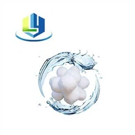 Médias à bille de filtre à eau en fibre de polyester