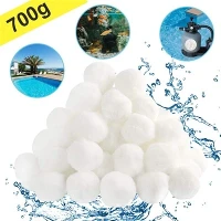 Boules de filtre de piscine 700g, boules de filtre réutilisables pour Aquarium et piscine