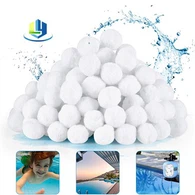 Médias filtrants à bille en fibre de lavage à contre-courant pour piscine