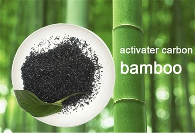 Poudre de charbon actif de qualité alimentaire en bambou