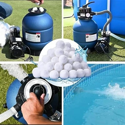 Filtration plus propre et boule de fibre de filtre de piscine parfaite