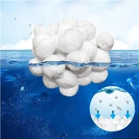 Boule de fibre pour la filtration de l'eau de piscine