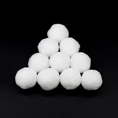 Boules filtrantes pour traitement de l'eau, boules filtrantes écologiques renouvelables réutilisables en polyester