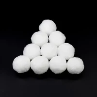 Boules filtrantes pour traitement de l'eau, boules filtrantes écologiques renouvelables réutilisables en polyester