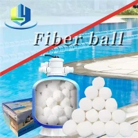 Boules de fibres améliorées de haute qualité pour le traitement des eaux de circulation urbaine et le traitement des eaux usées industrielles