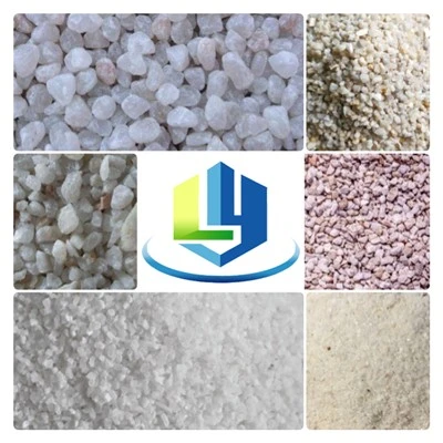 Les fabricants produisent du sable de quartz de différentes qualités