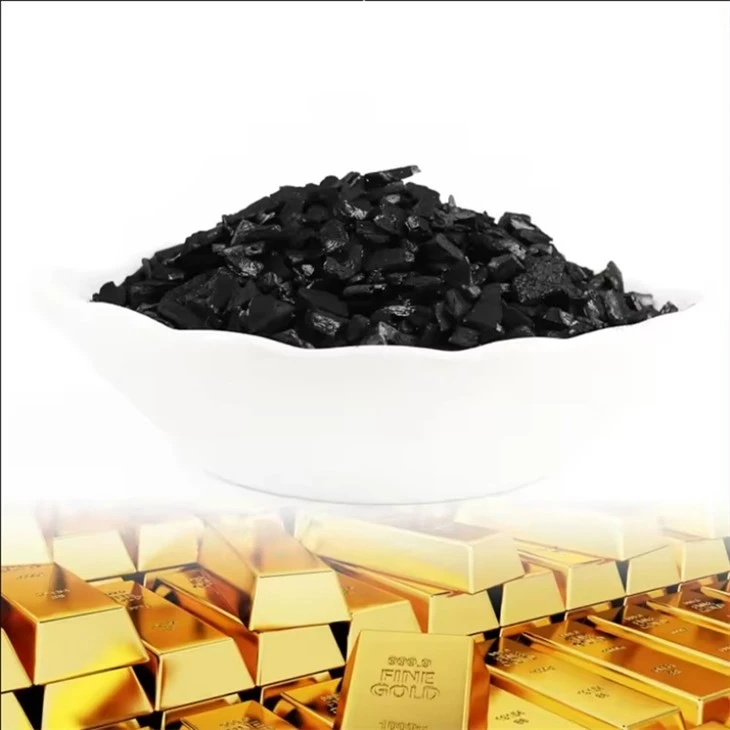 High Iodine Activated Carbon High Adsorption Gold 6×12 Coconut Shell Activated Carbon
