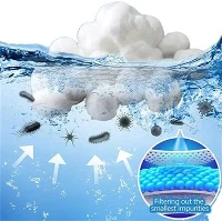 Boules filtrantes pour piscine, boule filtrante, lavage à contre-courant, 700g, 100% Polyester, boules filtrantes en fibre