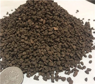 Vente Flash Fabrique du sable de manganèse vert, dioxyde de manganèse 82% Mno2, pour l'élimination du fer
