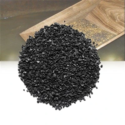Charbon actif à haute valeur d'iode pour coquille de noix de coco Charbon de récupération d'or 50 kg Charbon granulaire