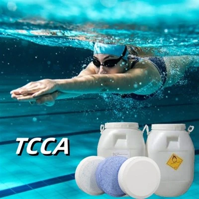 Acide trichloroisocyanurique Lvyuan 90 % TCCA pour piscine