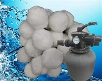 Boules de filtre de piscine pour piscine hors sol, boules de filtre à sable réutilisables et écologiques au lieu de sable